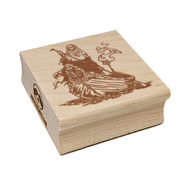 Charon Ferryman Acheron River Styx Death Skull Square Rubber Stamp for Stamping Crafting