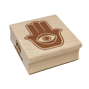 Hamsa Evil Eye Hand Ward Protection Symbol Charm Khamsa Hamesh Square Rubber Stamp for Stamping Crafting