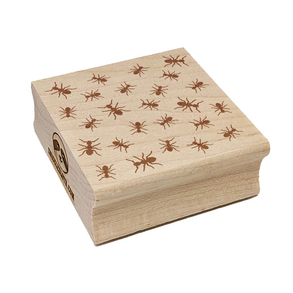 Picnic Ants Square Rubber Stamp for Stamping Crafting