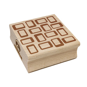 Midcentury Squares Rectangles Square Rubber Stamp for Stamping Crafting