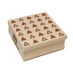 Scandinavian Alternating Triangles Square Rubber Stamp for Stamping Crafting