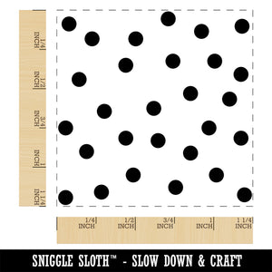 Scattered Dots Confetti Sprinkles Birthday Square Rubber Stamp for Stamping Crafting