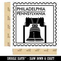 Liberty Bell Philadelphia Pennsylvania Travel Square Rubber Stamp for Stamping Crafting