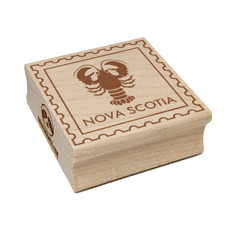 Nova Scotia Canada Destination Travel Square Rubber Stamp for Stamping Crafting