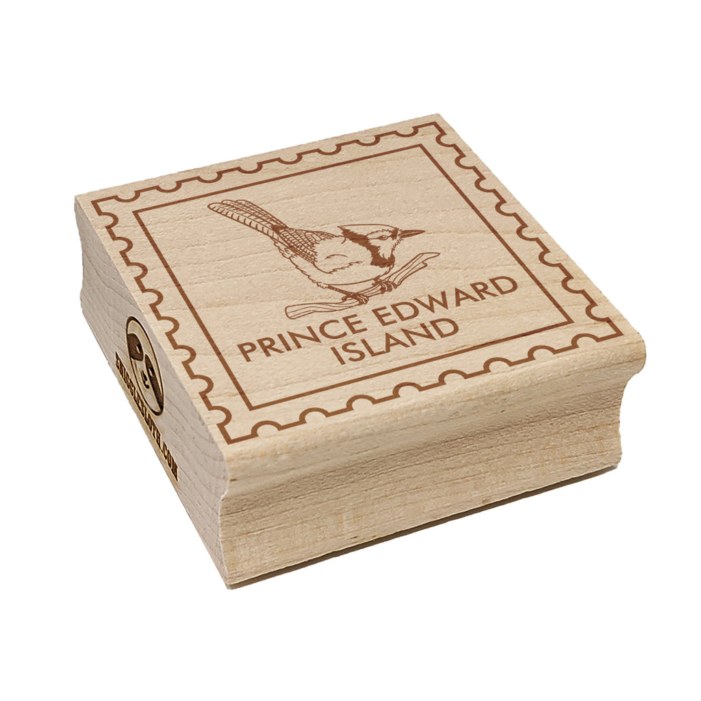 Prince Edward Island Canada Destination Travel Square Rubber Stamp for Stamping Crafting