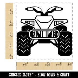 Quad ATV Off-Road 4x4 Vehicle Square Rubber Stamp for Stamping Crafting