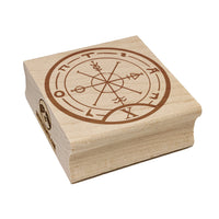 Wheel of Fortune Tarot Major Arcana Square Rubber Stamp for Stamping Crafting