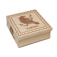 Yukon Canada Destination Travel Square Rubber Stamp for Stamping Crafting