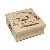 Kawaii Cute Mustache Taco Square Rubber Stamp for Stamping Crafting