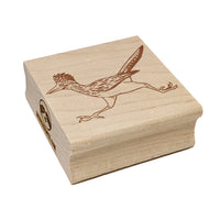 Quick Running Roadrunner Bird Square Rubber Stamp for Stamping Crafting