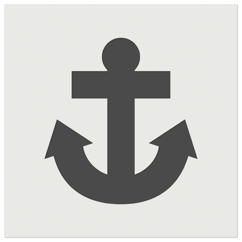 Boat Anchor Nautical Wall Cookie DIY Craft Reusable Stencil