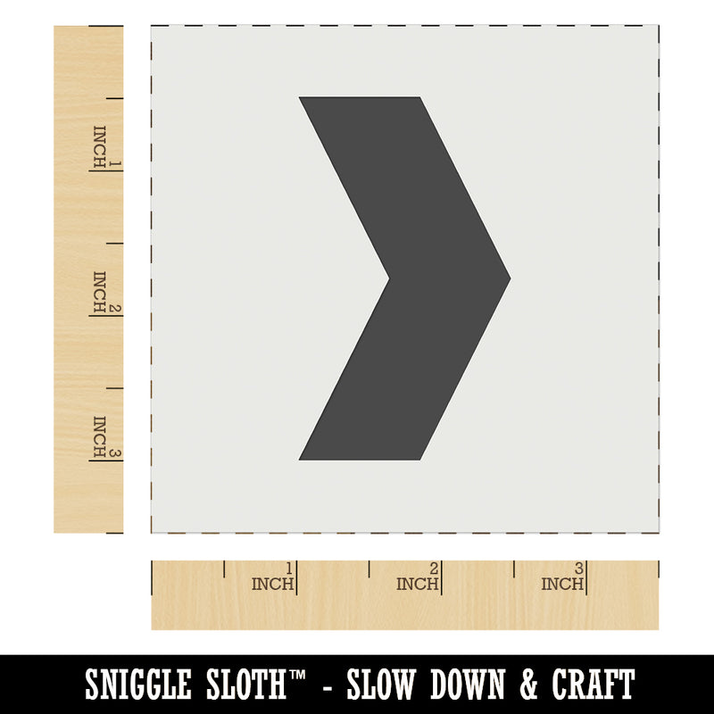 Chevron Arrow Solid Wall Cookie DIY Craft Reusable Stencil