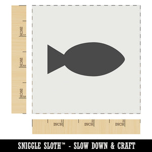 Fish Solid Wall Cookie DIY Craft Reusable Stencil