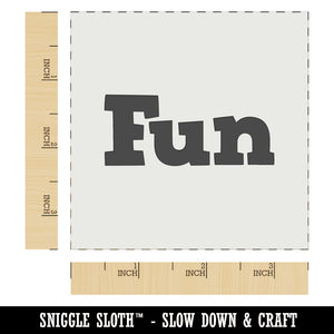 Fun Text Wall Cookie DIY Craft Reusable Stencil