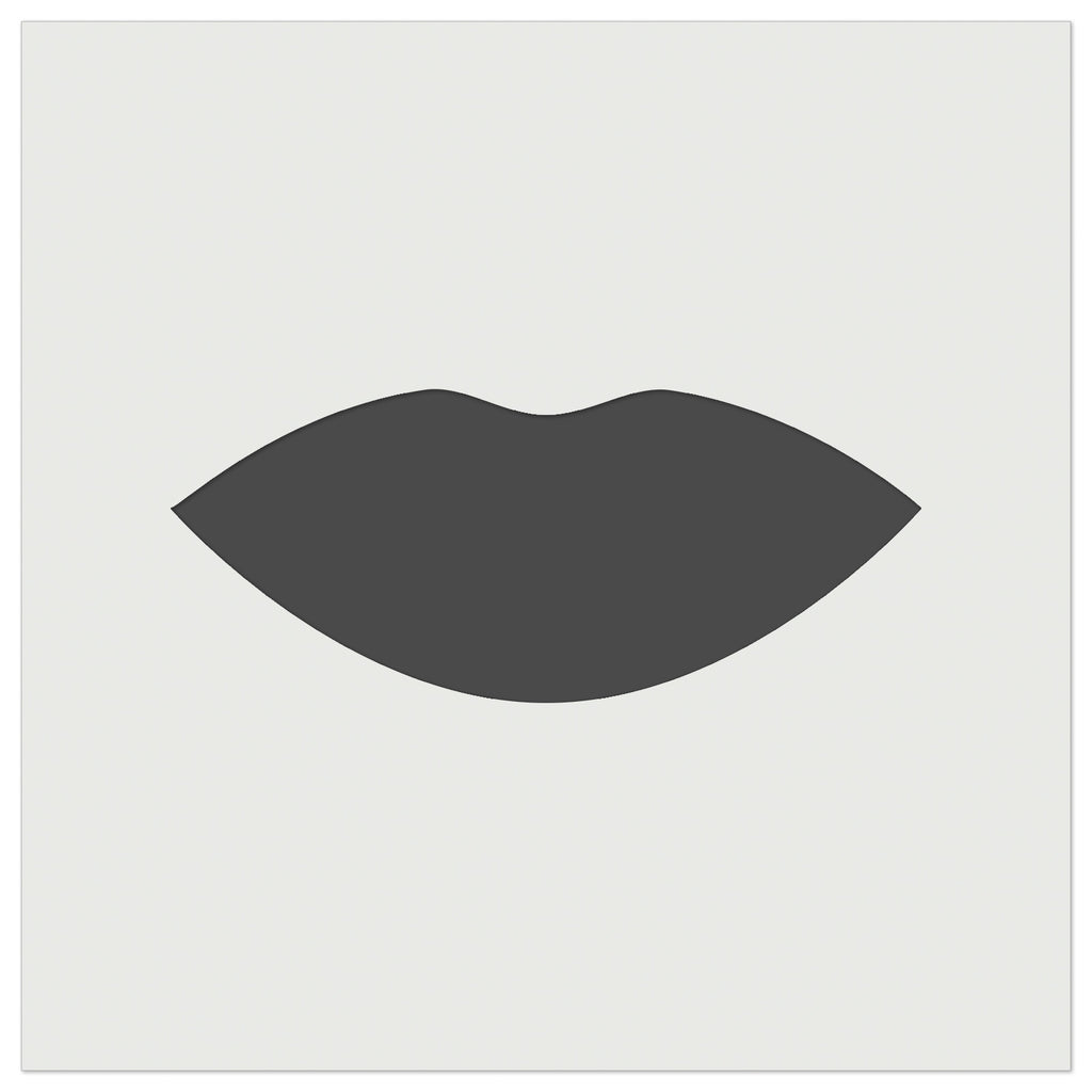 Lips Mouth Solid Wall Cookie DIY Craft Reusable Stencil