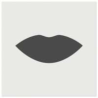 Lips Mouth Solid Wall Cookie DIY Craft Reusable Stencil