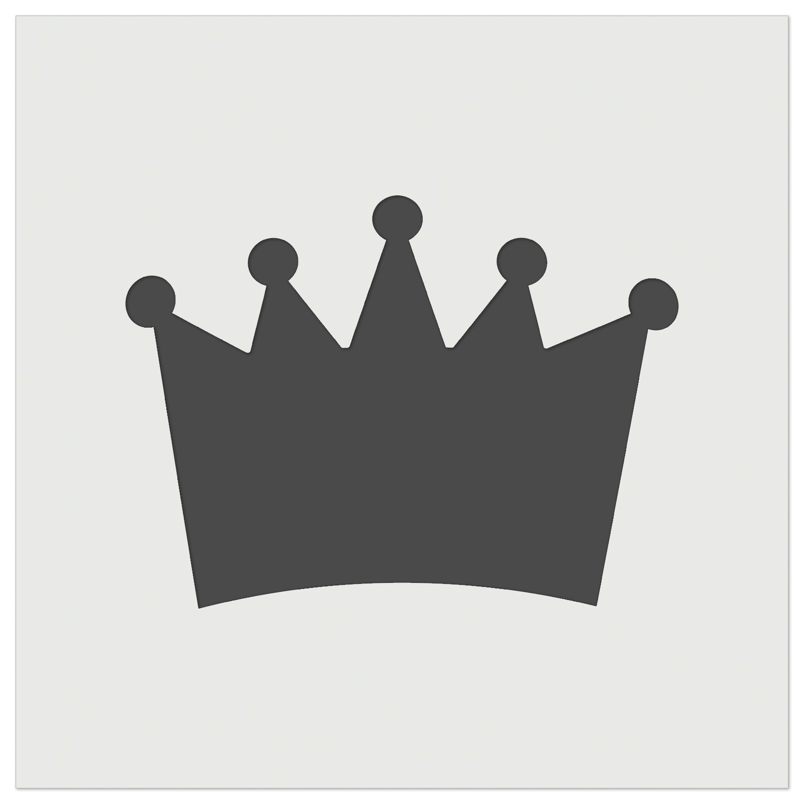 Crown King Queen Princess Wall Cookie DIY Craft Reusable Stencil