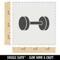 Dumbbell Gym Workout Exercise Wall Cookie DIY Craft Reusable Stencil