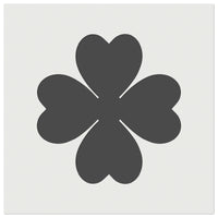 Four Leaf Clover Lucky Solid Wall Cookie DIY Craft Reusable Stencil