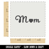 Mom with Heart Wall Cookie DIY Craft Reusable Stencil