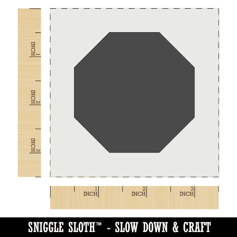 Octagon Solid Wall Cookie DIY Craft Reusable Stencil