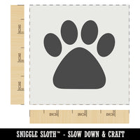 Paw Print Solid Wall Cookie DIY Craft Reusable Stencil