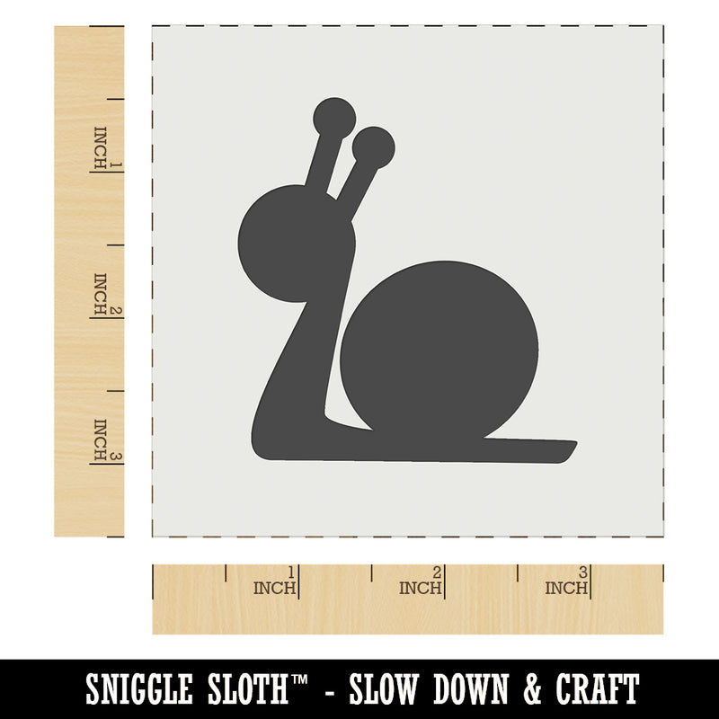 Snail Slow Solid Wall Cookie DIY Craft Reusable Stencil