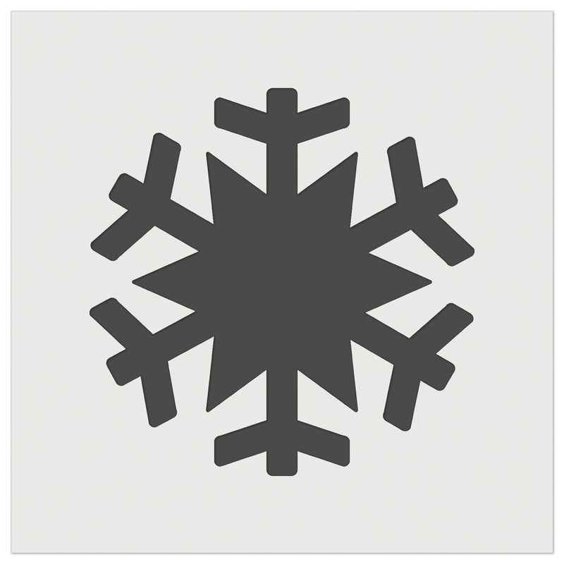 Snowflake Winter Wall Cookie DIY Craft Reusable Stencil