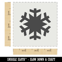 Snowflake Winter Wall Cookie DIY Craft Reusable Stencil