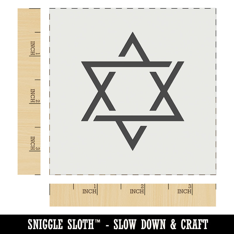 Star of David Jewish Wall Cookie DIY Craft Reusable Stencil