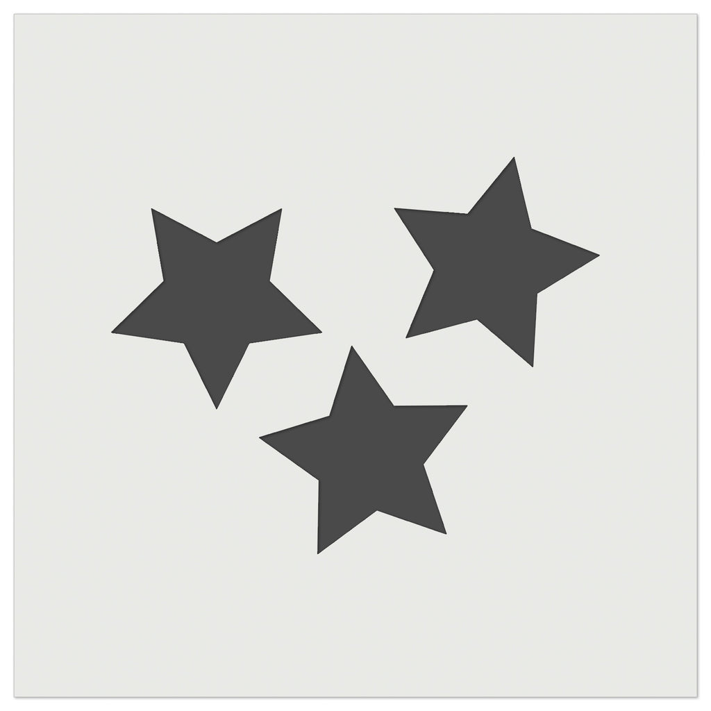 Star Scatter Wall Cookie DIY Craft Reusable Stencil