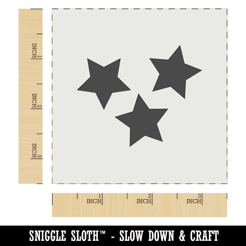 Star Scatter Wall Cookie DIY Craft Reusable Stencil