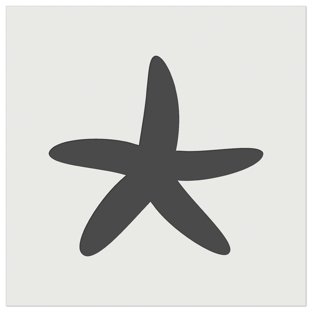 Starfish Solid Tropical Beach Wall Cookie DIY Craft Reusable Stencil