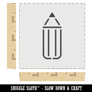 Stubby Pencil Wall Cookie DIY Craft Reusable Stencil