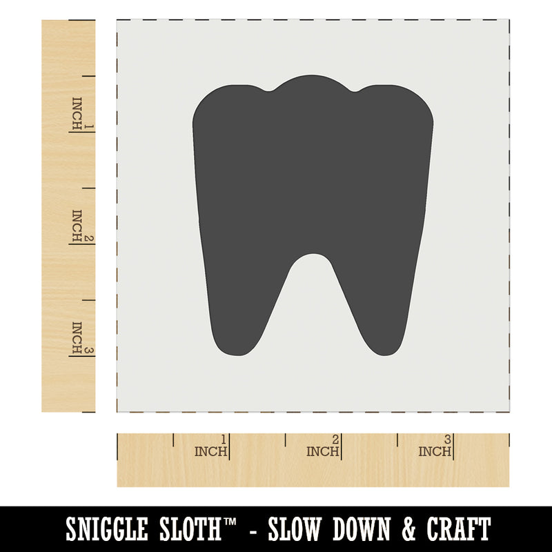 Tooth Dentist Wall Cookie DIY Craft Reusable Stencil