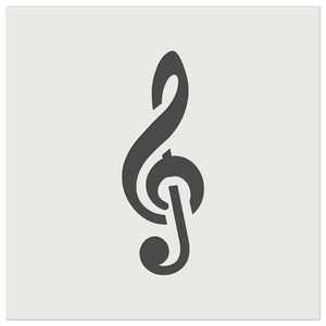 Treble Clef Music Wall Cookie DIY Craft Reusable Stencil