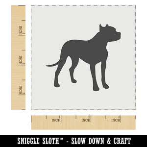 American Pit Bull Terrier Dog Solid Wall Cookie DIY Craft Reusable Stencil