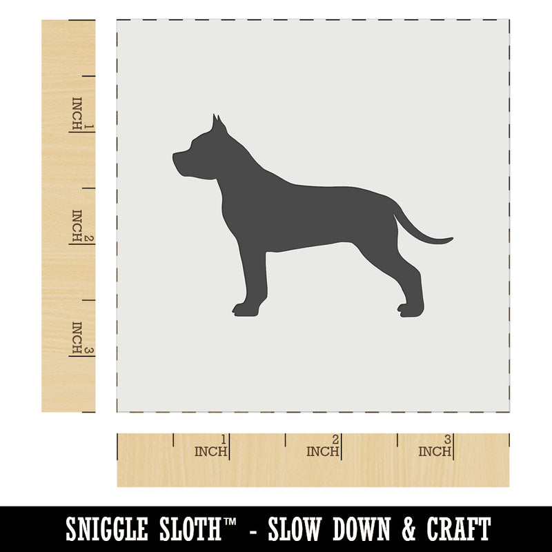 American Staffordshire Terrier Amstaff Dog Solid Wall Cookie DIY Craft Reusable Stencil