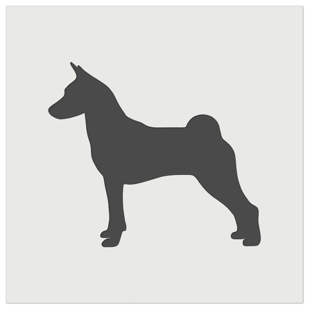Basenji Dog Solid Wall Cookie DIY Craft Reusable Stencil