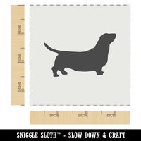 Basset Hound Dog Solid Wall Cookie DIY Craft Reusable Stencil