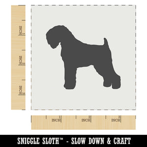 Black Russian Terrier Chornyi Dog Solid Wall Cookie DIY Craft Reusable Stencil