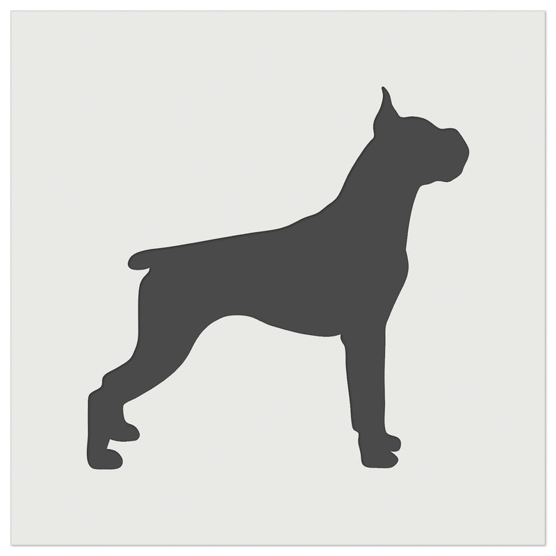 Boxer Dog Solid Wall Cookie DIY Craft Reusable Stencil