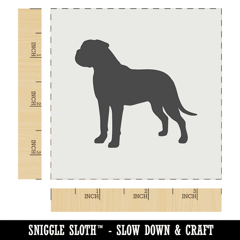 Bullmastiff Dog Solid Wall Cookie DIY Craft Reusable Stencil