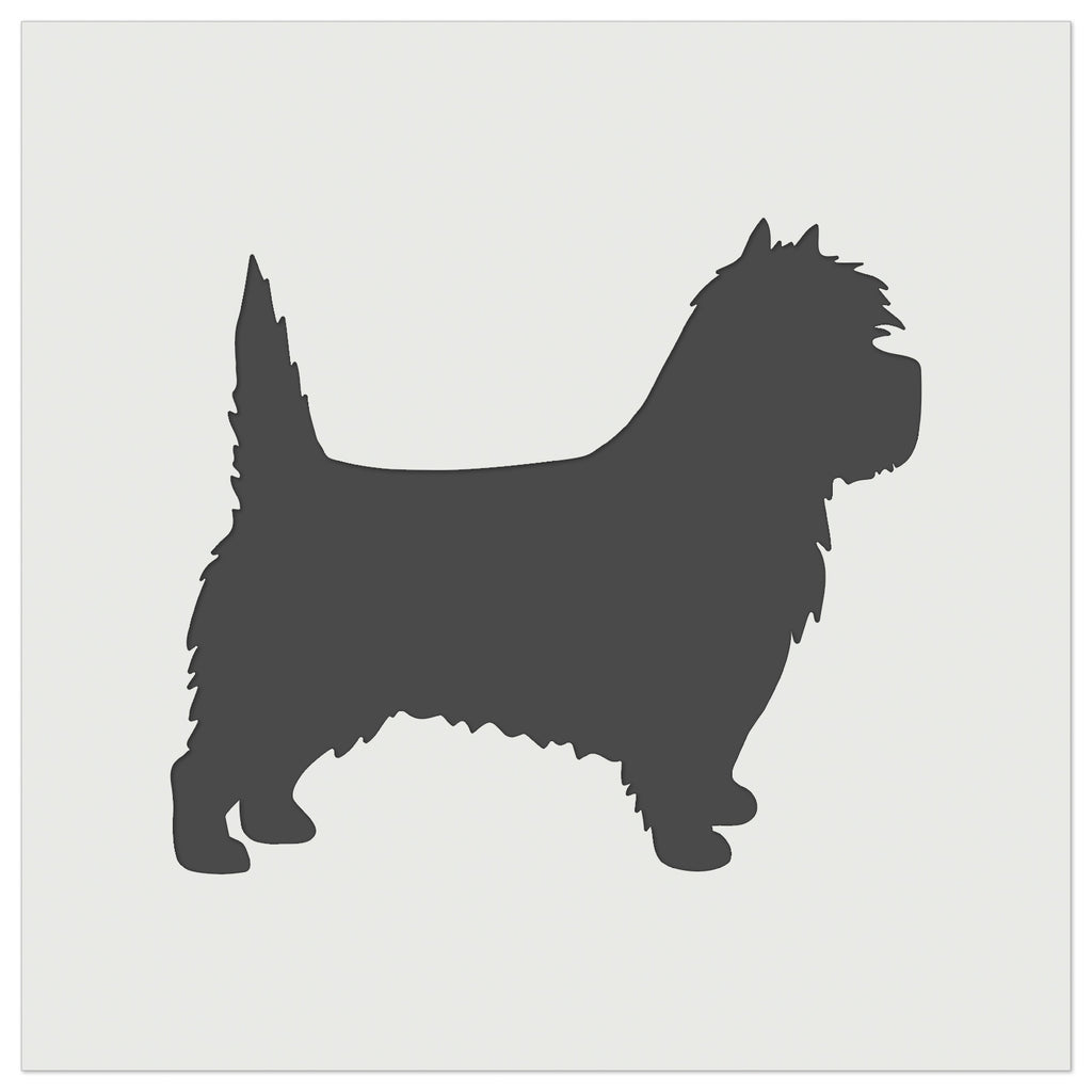 Cairn Terrier Dog Solid Wall Cookie DIY Craft Reusable Stencil