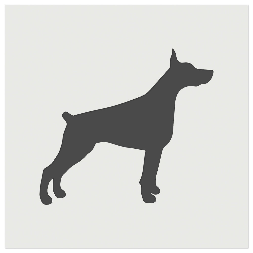 Dobermann Pinscher Dog Solid Wall Cookie DIY Craft Reusable Stencil