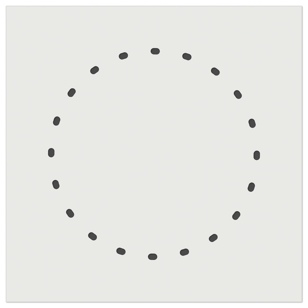 Dotted Circle Outline Wall Cookie DIY Craft Reusable Stencil