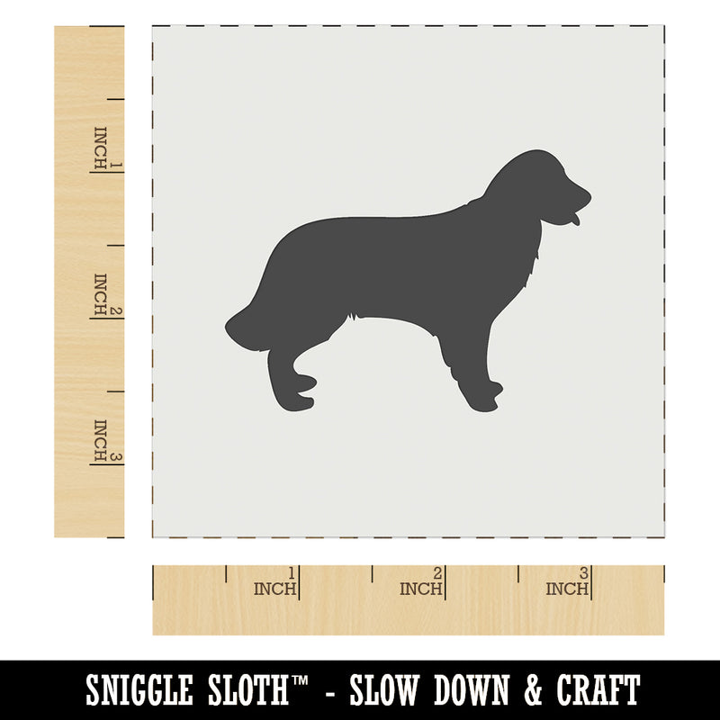 Golden Retriever Dog Solid Wall Cookie DIY Craft Reusable Stencil