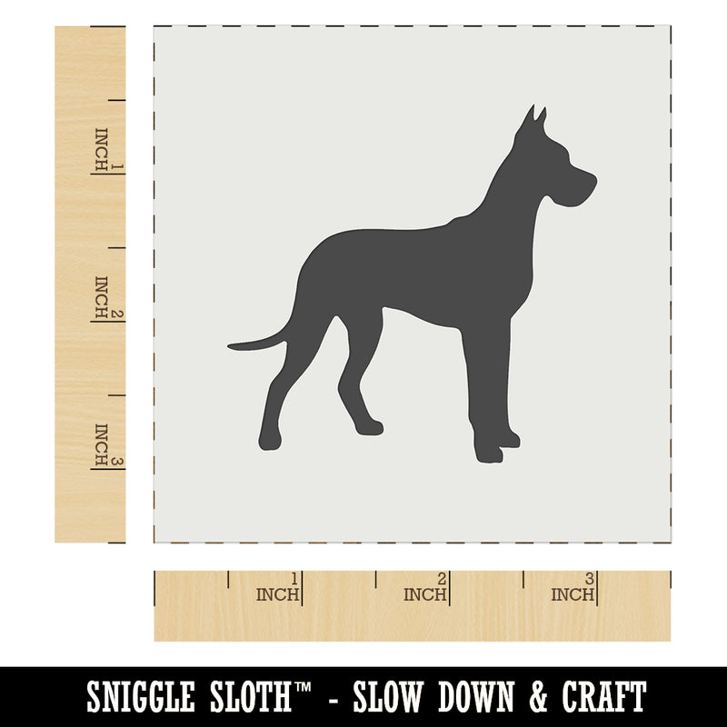 Great Dane Dog Solid Wall Cookie DIY Craft Reusable Stencil