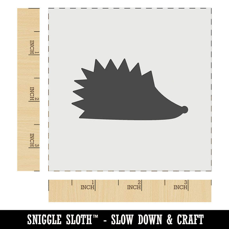 Hedgehog Profile Solid Wall Cookie DIY Craft Reusable Stencil