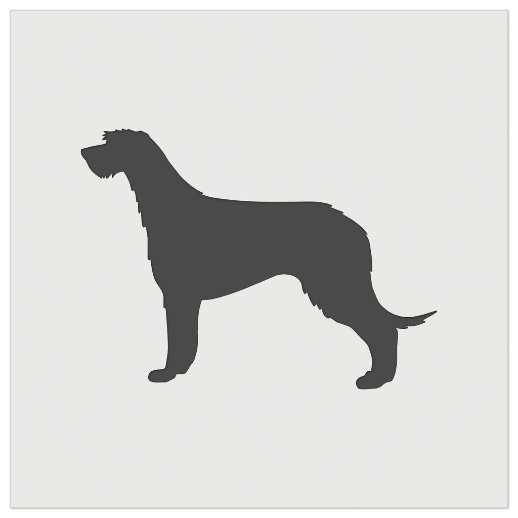 Irish Wolfhound Dog Solid Wall Cookie DIY Craft Reusable Stencil